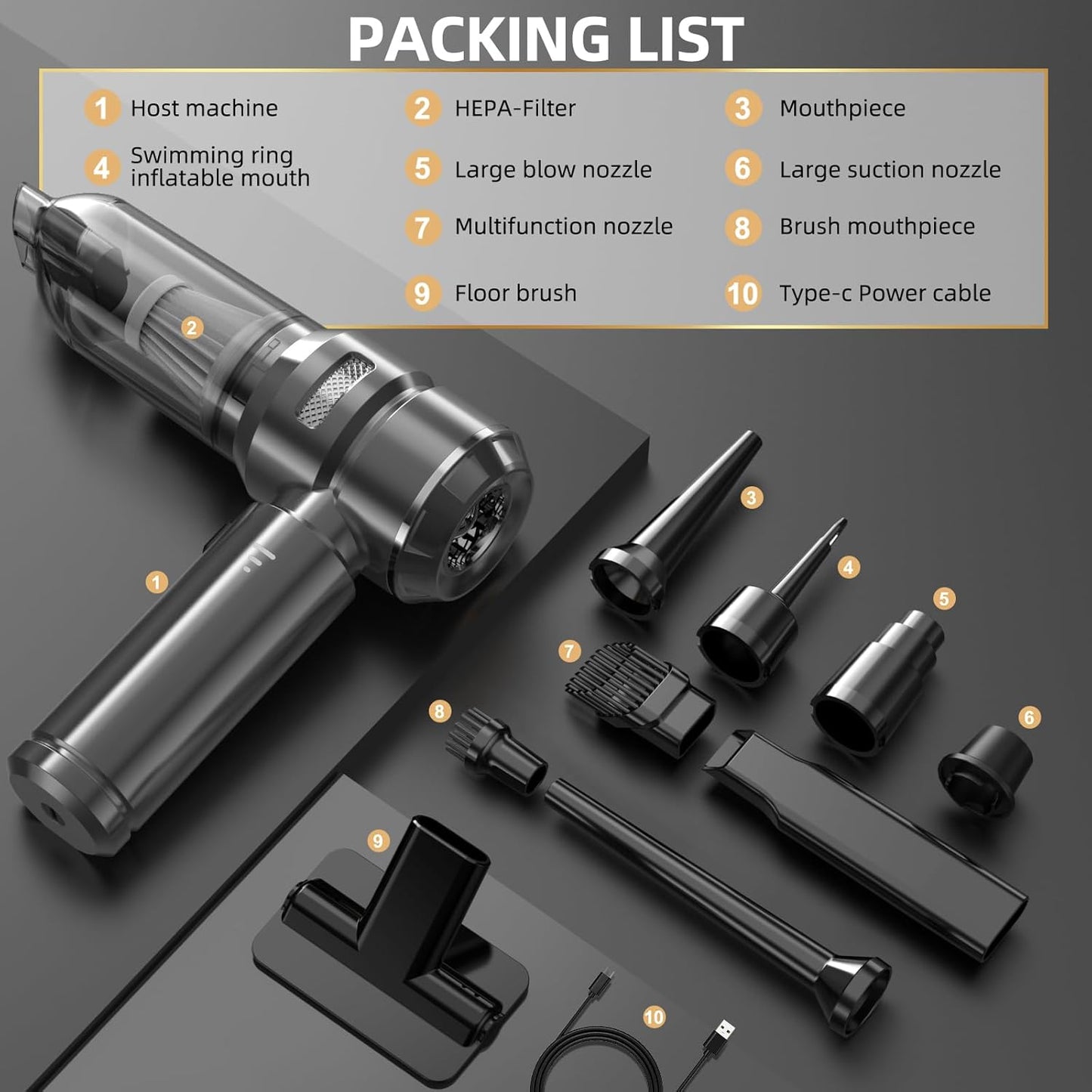 TurboVac Handheld Vaccum